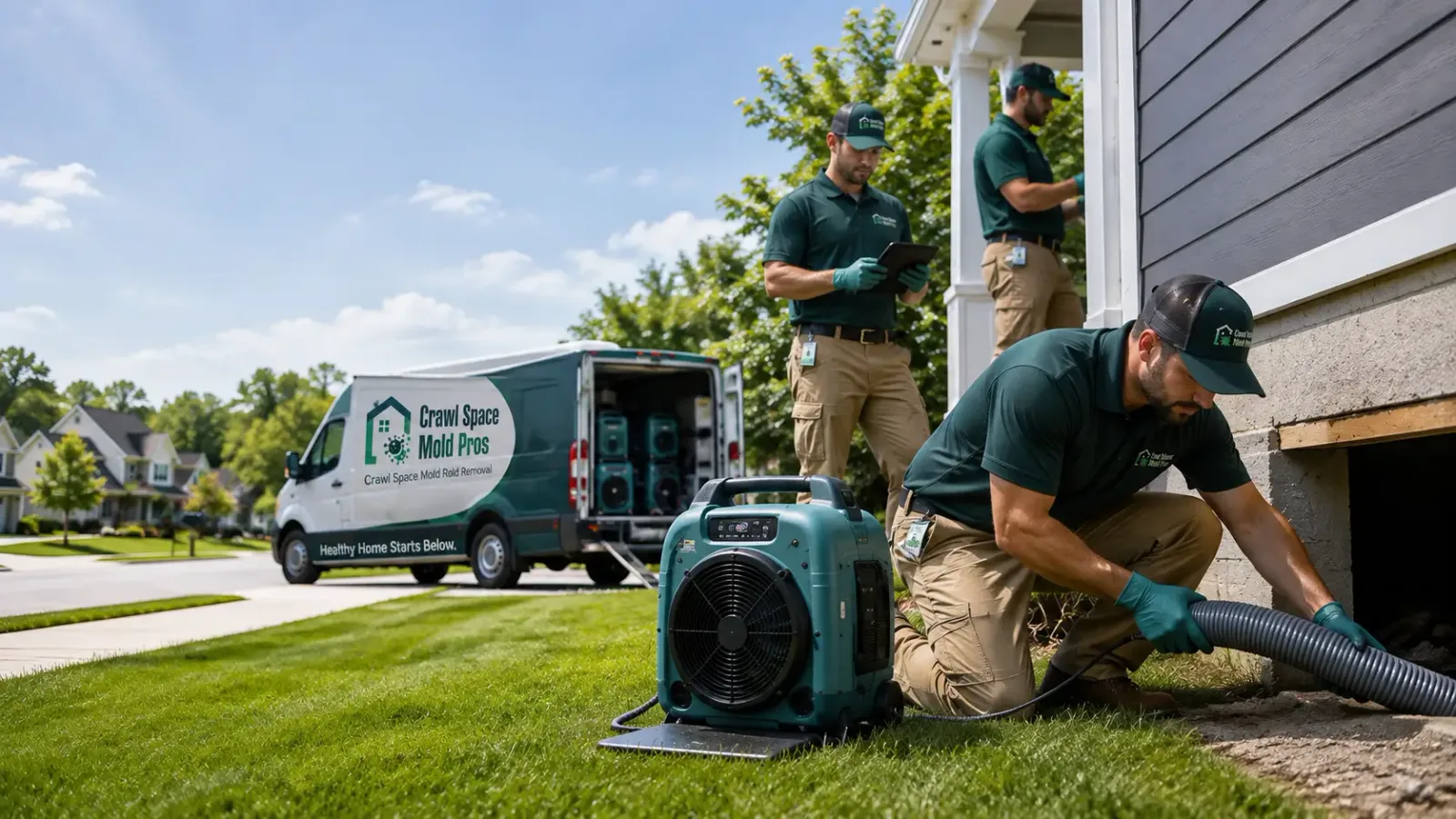 Crawl Space Mold Removal in Madison, MD